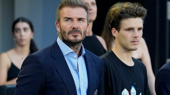 Cruz Beckham babası David Beckham ile