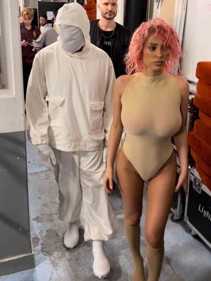 Kanye West und Bianca Censori in Paris.
