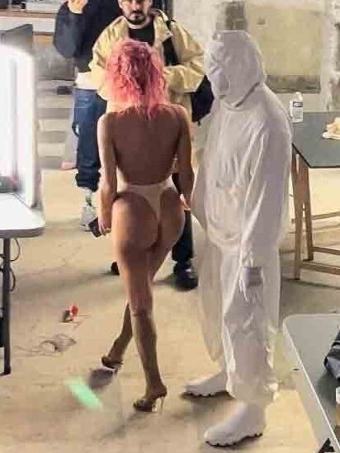 Kanye West und Bianca Censori in Paris.