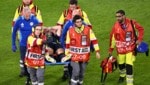 Kieran Tierney verletzte sich gegen die Schweiz. (Bild: AFP/Kirill KUDRYAVTSEV)