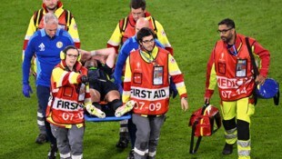 Kieran Tierney verletzte sich gegen die Schweiz.