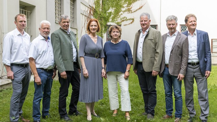 Deputy Mayor Erwin Arbesleitner (Deutschfeistritz), Mayor Franz Zehner (Großwilfersdorf), Mayor ...