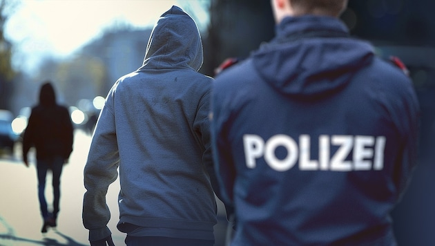 The Vienna police are already on the trail of the foreign terror gangs. (Bild: Krone KREATIV/stock.adobe.com)