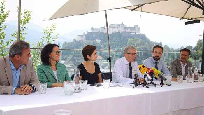 Salzburgs Landesregierung blickte lieber in die Zukunft anstatt zurück.