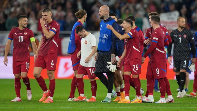 Serbia's association threatened to withdraw the national team from the European Championships - now the role backwards. (Bild: Copyright 2024 The Associated Press. All rights reserved)