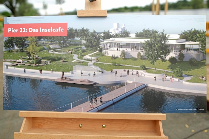 Another central meeting point will be a café open all year round with a spacious dining area. The forecourt of the excursion café offers access to public toilets, a shady meeting point with drinking fountain and guidance system.