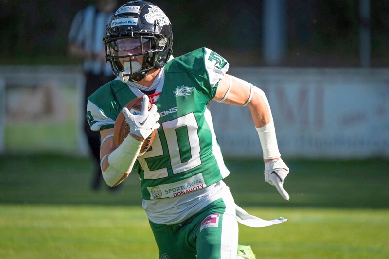 Paul Schachner will mit den Dragons die CEFL-Bowl gewinnen. (Bild: Nikolai Goritschnig)
