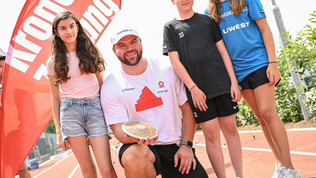 The coveted discus star Lukas Weißhaidinger (Bild: Markus Wenzel)