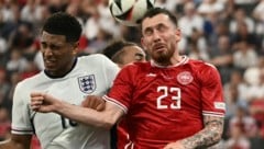 Viel Kampf und Krampf, aber kein Sieger bei Dänemark gegen England … (Bild: AFP)