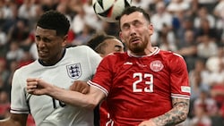 Viel Kampf und Krampf, aber kein Sieger bei Dänemark gegen England … (Bild: AFP)