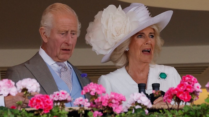 A lóverseny miatt a királyi pár érzelmei felforrtak. (Bild: picturedesk.com/Andrew Couldridge / REUTERS )