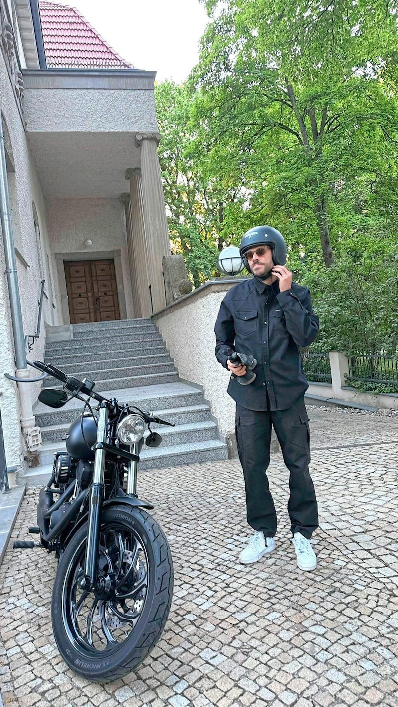 Trimmel is often out and about in Berlin on his bike. (Bild: zVg.)