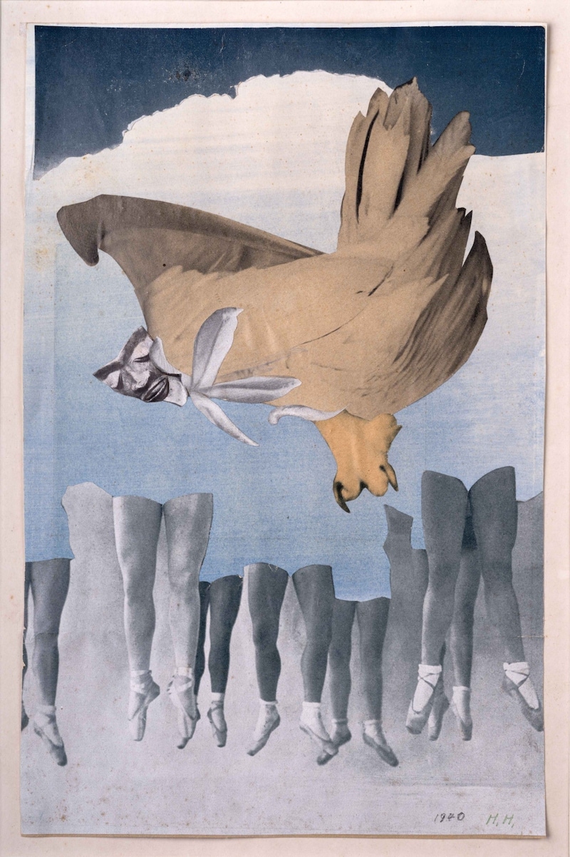 Hannah Höch: "Just don't stand with both feet on the ground", 1940 (Bild: © Christian Vagt / ifa)