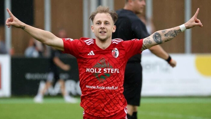 Bachleitner became champion with Kuchl, scoring the Salzburg league club's 100th goal of the ...
