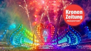 Partyspaß, heiße Beats und eine Bombenstimmung: All das garantiert das Electric Love Festival auch bei dieser Ausgabe (Bild: Krone KREATIV/Katarina Cvetko)