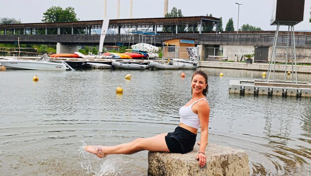 Badewetter am Grazer Stadtstrand. (Bild: Christian Jauschowetz)