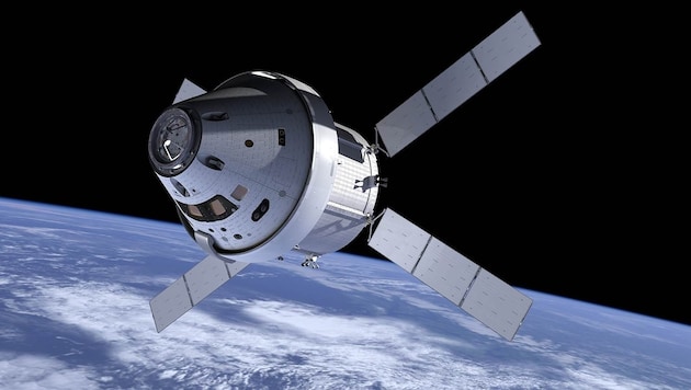 Technical problems, including with the Orion capsule's heat shield (pictured), meant that the Artemis 3 mission was postponed again. (Bild: NASA)