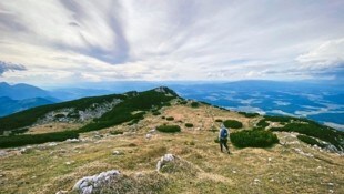 Über die Luschaalm geht es auf die Topitza.