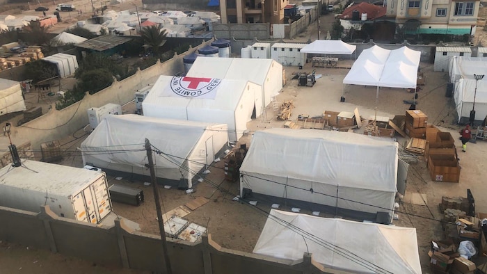Field hospital in Rafah