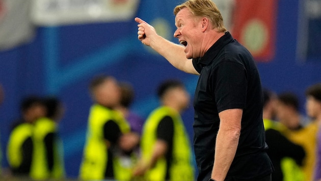 Ronald Koeman, team manager of the Netherlands, knows how to lose against Austria. (Bild: AP/Hassan Ammar)