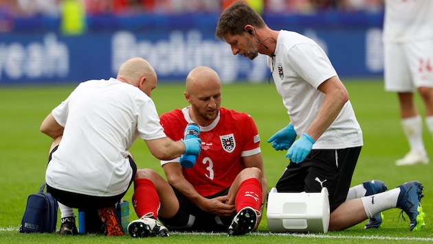 Gernot Trauner was injured in the match against Poland. (Bild: AFP/AXEL HEIMKEN)