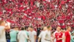 Die österreichischen Fans machten mächtig Stimmung, doch ein Banner sorgte für Aufregung.  (Bild: GEPA pictures)