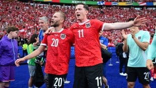 Nicht nur Konrad Laimer (li.) und Michael Gregoritsch (re.) sind heiß auf Rumänien (Bild: GEPA)
