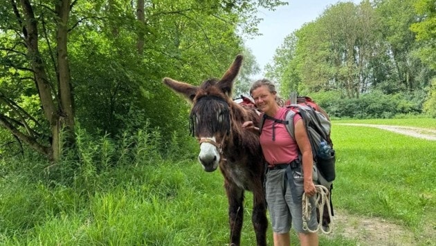 Igor und Elisabeth: Ein Dreamteam auf Wanderschaft. (Bild: Hof Sonnenweide)