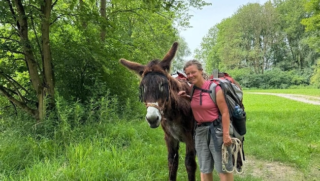 Igor und Elisabeth: Ein Dreamteam auf Wanderschaft. (Bild: Hof Sonnenweide)