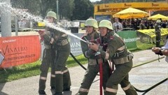 Wasser, Marsch in St. Veit! (Bild: Jennifer Kapellari)