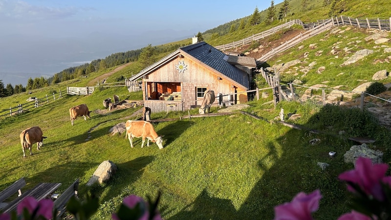 Mein Blick aus dem Fenster von der Millstätter Hütte. (Bild: Zwickl)