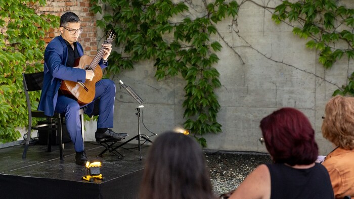 José María Obeso spielte im Lapidarium