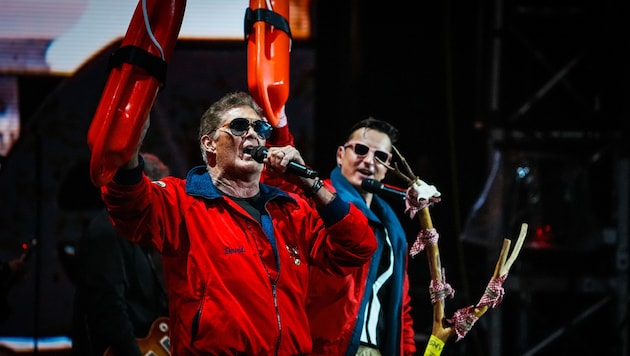 Vor zwei Jahren stand David Hasselhoff noch mit Andreas Gabalier auf der Bühne, nun ist er kaum ...