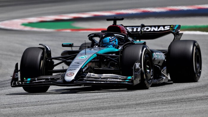 George Russell took the last victory for Mercedes so far