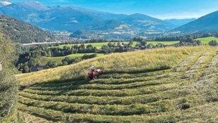 Besonders im steilen Gelände herrscht für Landwirte große Gefahr. 