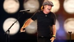 Brian Johnson heizte im Happel-Stadion ordentlich ein. (Bild: Getty Images via AFP/GETTY IMAGES/KEVIN WINTER)