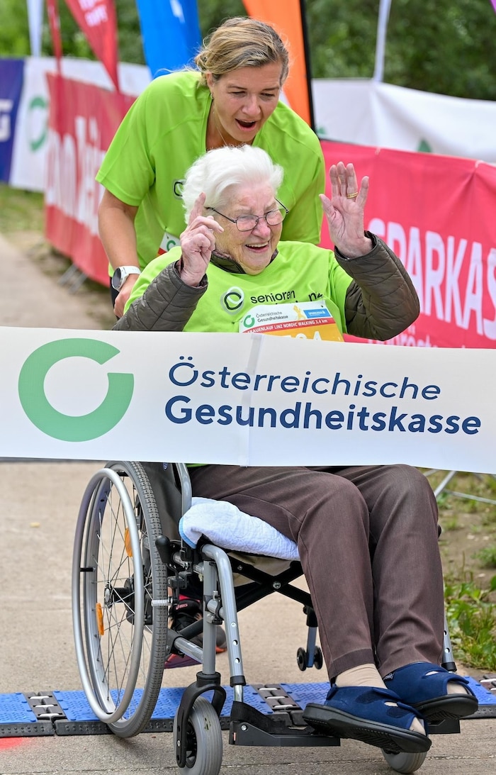 The women's run was a celebration for young and old.
