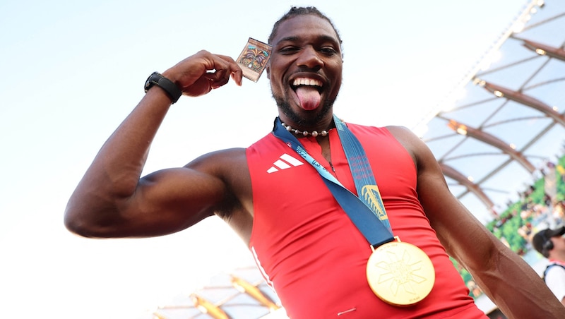 Noah Lyles (Bild: Getty Images/Christian Petersen)