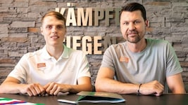 Benjamin Böckle (li.) und Markus Katzer (Bild: SK Rapid)