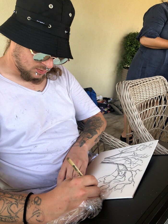 Florian Stolle is looking forward to a week of nature and color. 