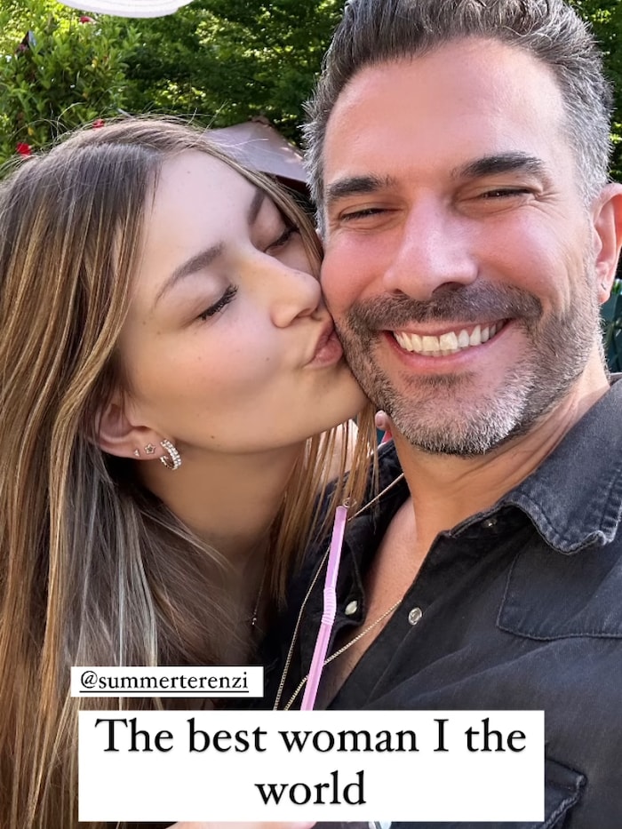Dad Marc Terenzi congratulated his daughter in his Instagram story.