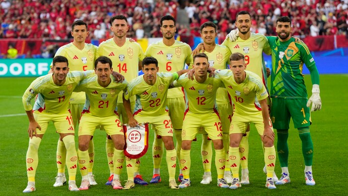 Die spanische Startelf gegen Albanien