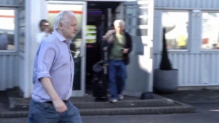Julian Assange am 24. Juni 2024