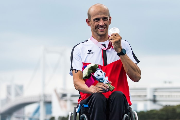 Florian Brungraber took silver in Tokyo.