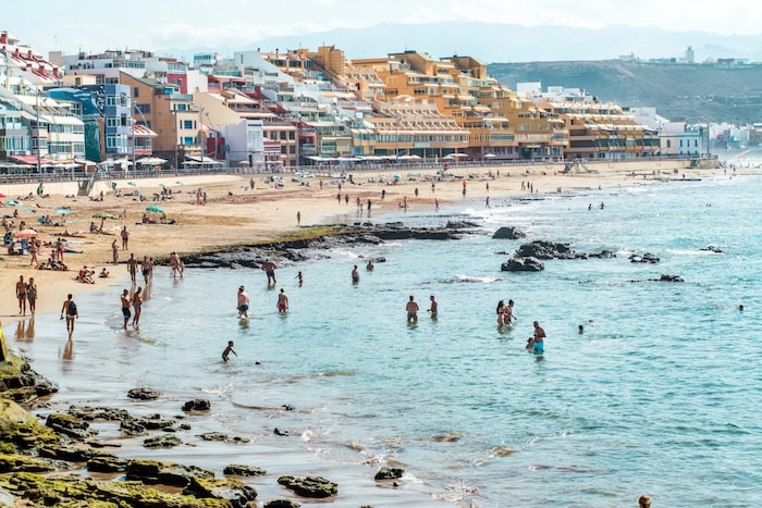 Playa de Las Canteras auf Gran Canaria