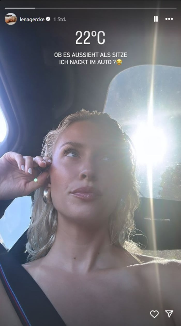 Lena Gercke bringt ihre Fans mit diesem Foto ins Schwitzen.