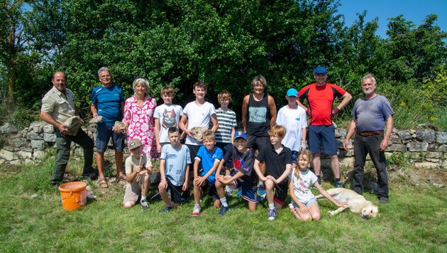 A group photo is a must! (Bild: Charlotte Titz)