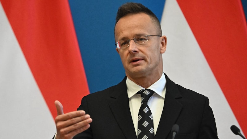 Hungary's Foreign Minister Péter Szijjártó (Bild: AFP/Attila Kisbenedek)