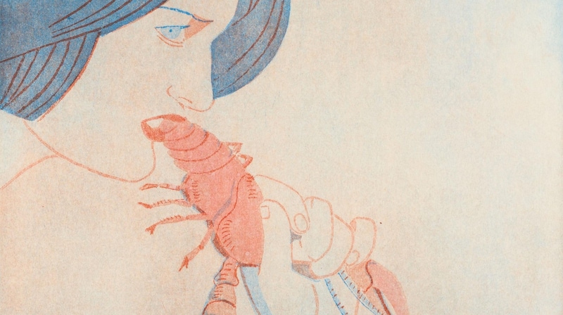 Strong women: Provocative poses in delicate color etchings. (Bild: Lentos Kunstmuseum Linz)