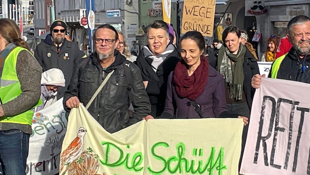 Die Initiative „Rett’ ma die Schütt“ zieht wegen der fehlenden UVP nun vor das Verwaltungsgericht. (Bild: Fister Katrin)